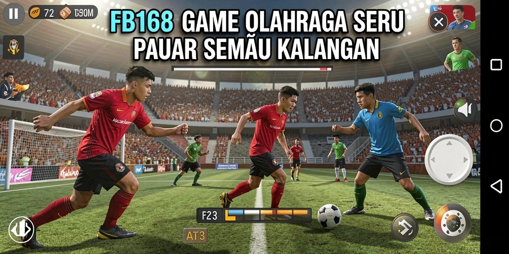 Tampilan grafis memukau dan gameplay seru dalam FB168.