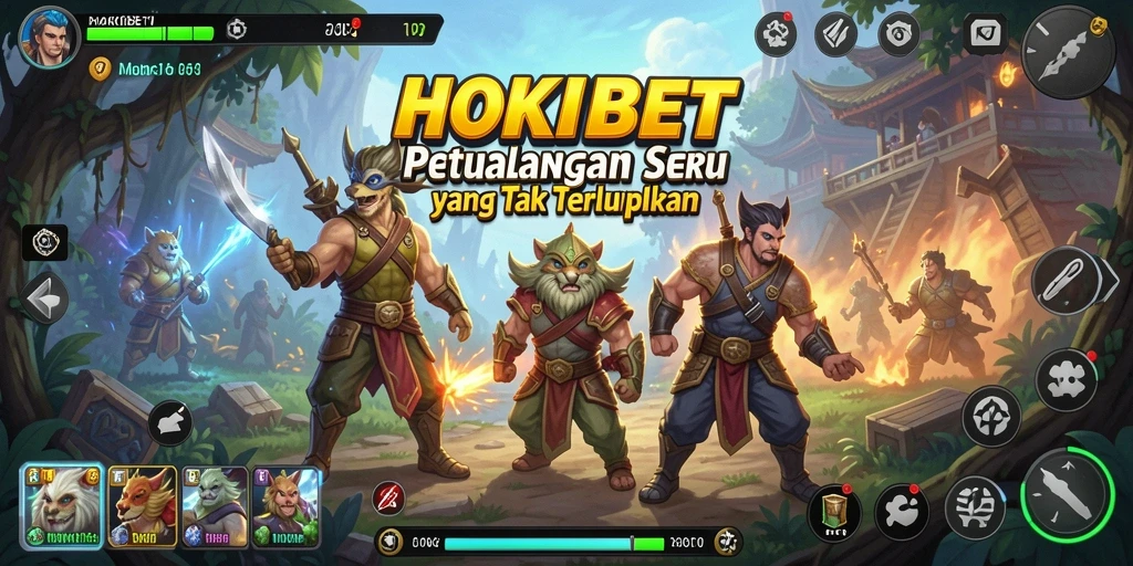 Screenshot HOKIBET menampilkan gameplay petualangan yang mendebarkan.