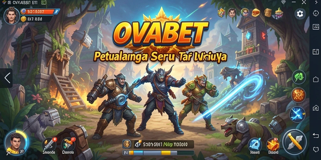 Tampilan gameplay OVABET yang memukau dan penuh tantangan.