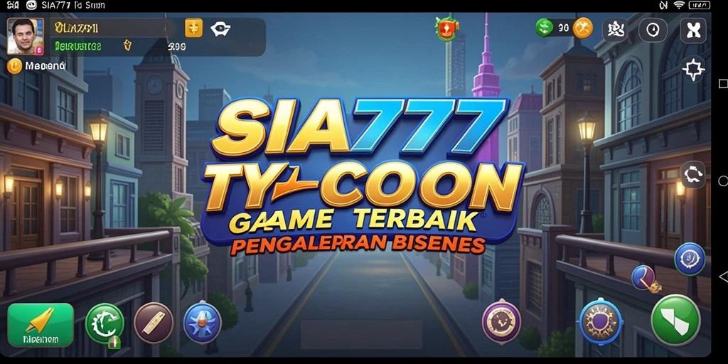 Screenshot SIA777 menunjukkan gameplay mendebarkan saat mengelola bisnis.