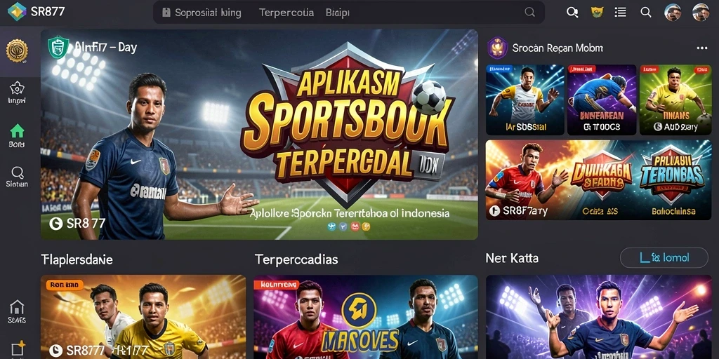 Screenshot SR877 menampilkan antarmuka taruhan olahraga yang menarik dan interaktif.