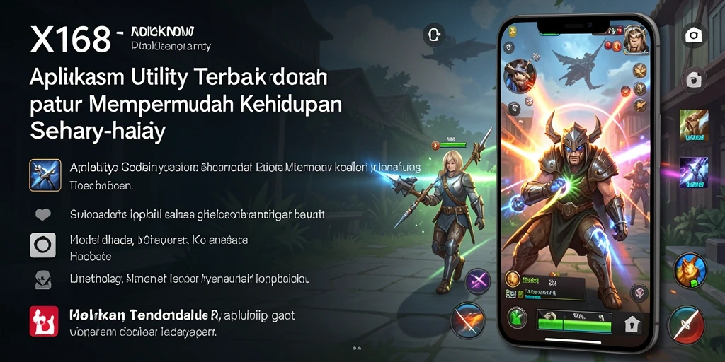 Tampilan jelas dari aplikasi X168 yang membantu mengatur tugas sehari-hari.